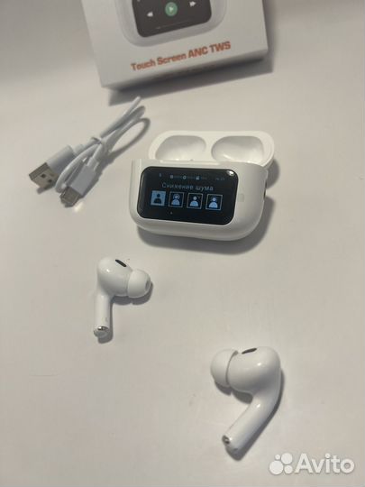 Беспроводные наушники AirPods2 с дисплеем