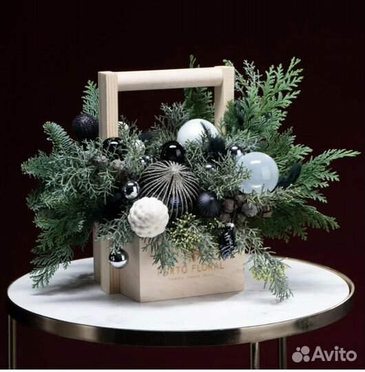 Новогодние композиции, венки