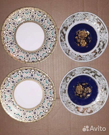Блюдца от сервизов