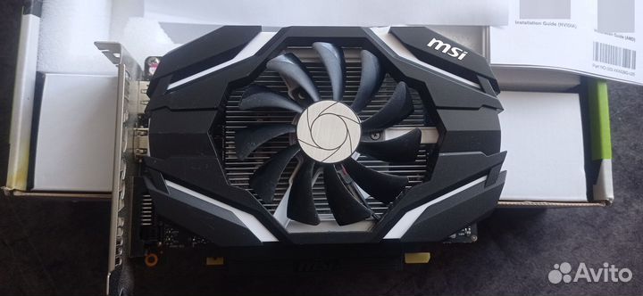 Видеокарта MSI gtx 1050 ti 4gb