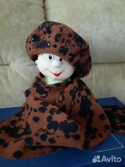 Комплект берет и шарф