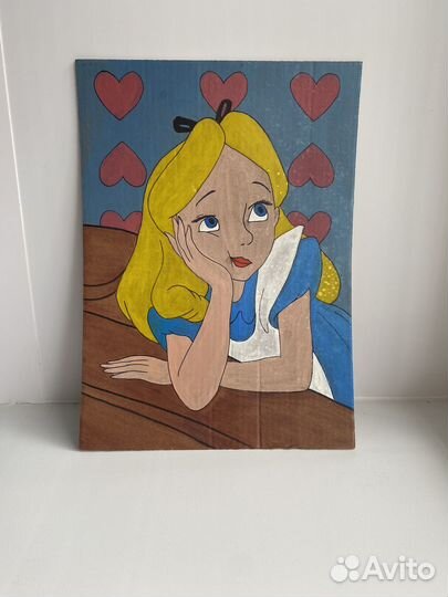 Картины на крафтовом картоне