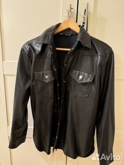 Кожаная рубашка