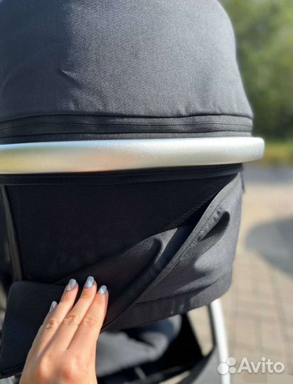 Коляска 2в1 модульная Новая (чёрный )