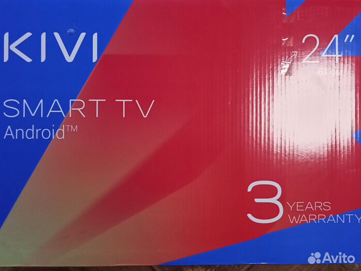 Телевизор kivi 24H600GR 2019, с нерабочей матрицей