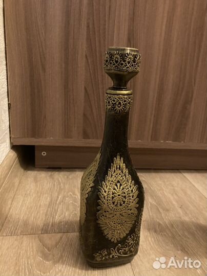 Бутылка декоративная