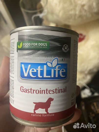 Корм для собак vet life