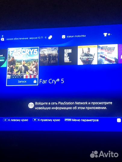 Sony playstation 4 slim 1tb с играми