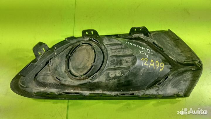 Накладка бампера для Renault Logan 2 2014-2020