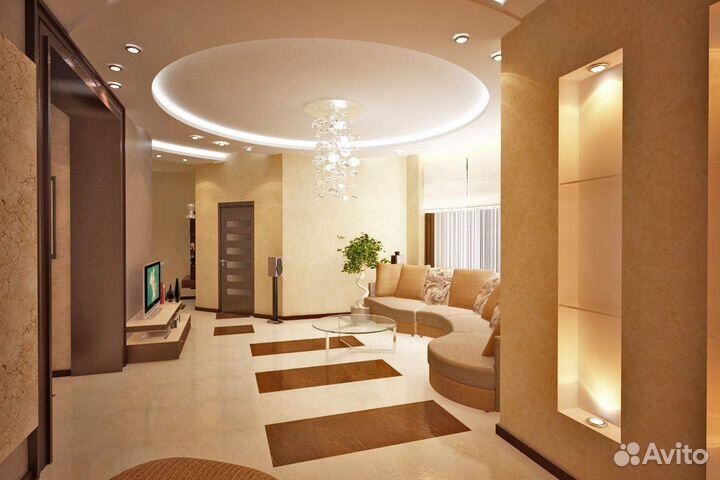 Ремонт квартир, домов, офисов под ключ