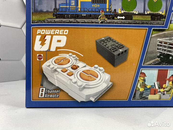 Конструктор City Грузовой поезд на радиоуправлении