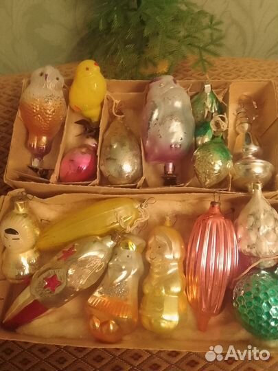 Елочные игрушки СССР