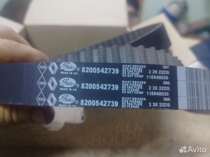 Ремень грм renault duster 2 0