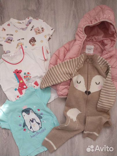 Вещи девочке 80-86