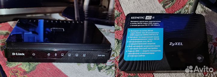 Wifi роутеры Zyxel keenetic 4g ll и D-link 300