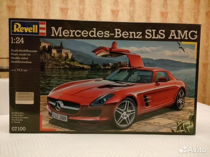 Модель mercedes-benz sls amg