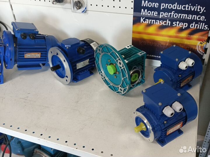 Электродвигатель однофазный и трехфазный от 0.12