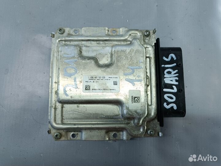Блок управления двигателем Hyundai Solaris 1