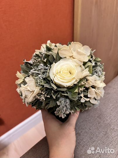 Букет из стабилизированных цветов