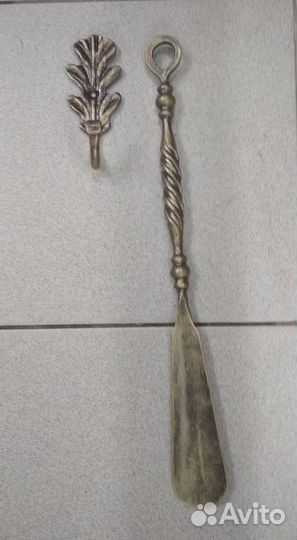 Комплект #3: 1 ложка + 1 крючок (лист)