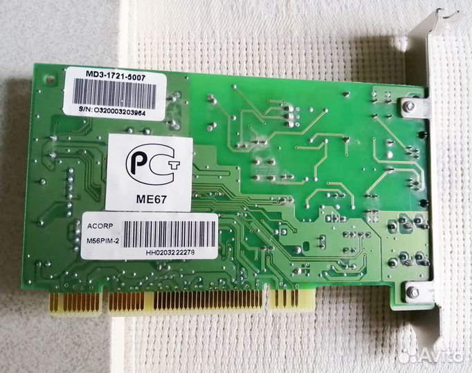 Факс-модем acorp модель M56PIM-2