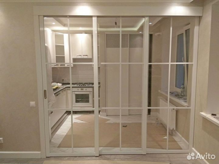 Стеклянные перегородки межкомнатные