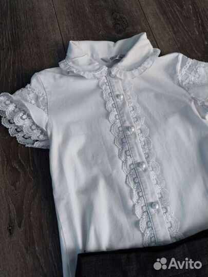 Школьные блузки для девочки 134