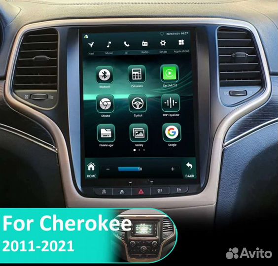 Штатная магнитола android Jeep Grand Cherokee 4/64