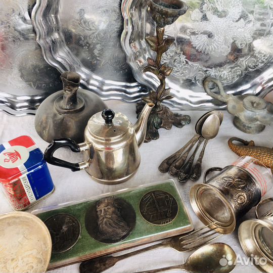 Мельхиоровая посуда СССР