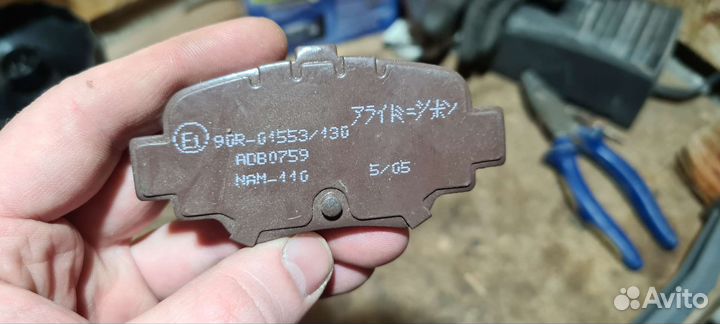 Тормозные колодки nissan micra