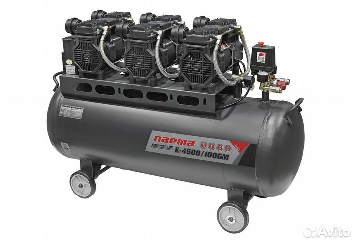 Компрессор безмасляный коаксиальный Парма К-4500/1