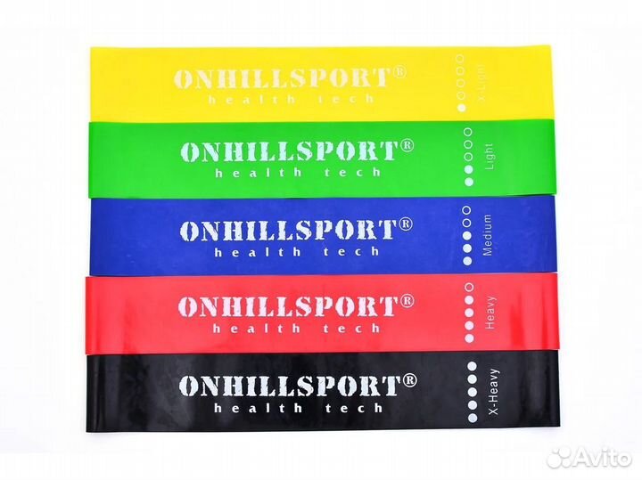 Набор эспандеров для фитнеса Mini Bands 5 в 1