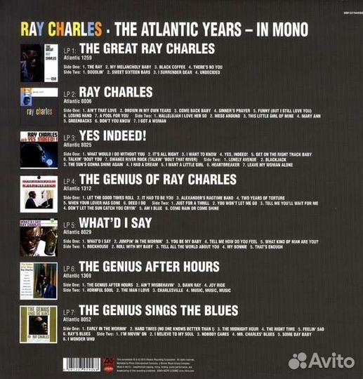 Ray Charles - The Atlantic Studio Albums In Mono