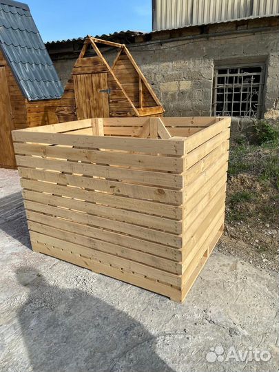 Ящик деревянный для фруктов и овощей