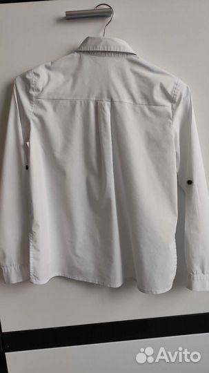 Блузка с длинным рукавом школьная для девочки 140