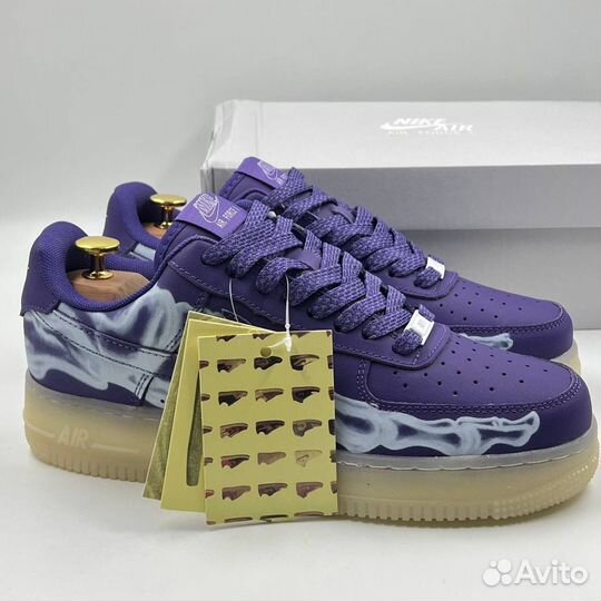 Кроссовки мужские nike AIR force 1 skeleton