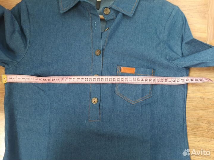 Джинсовое платье женское 44 46