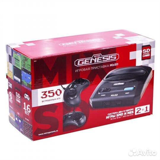 Игровая приставка Retro Genesis MixSD (8+16Bit)