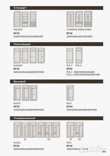 Шкаф новый двухдверный