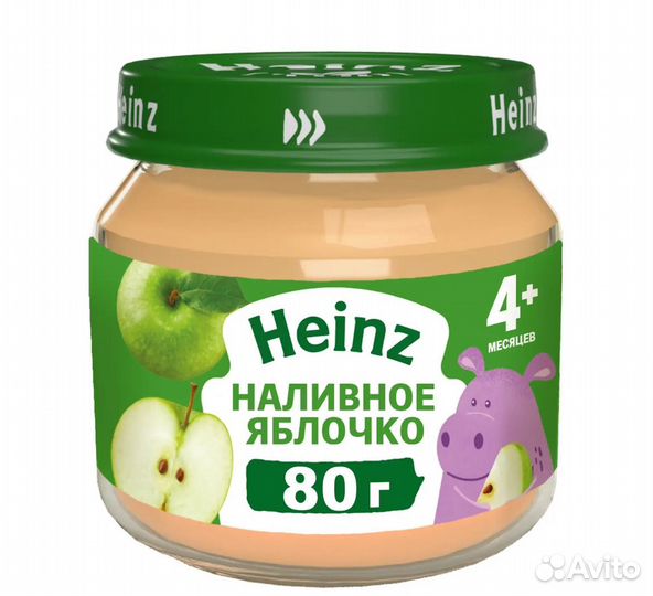 Детское питание пюре овощное и фруктовое