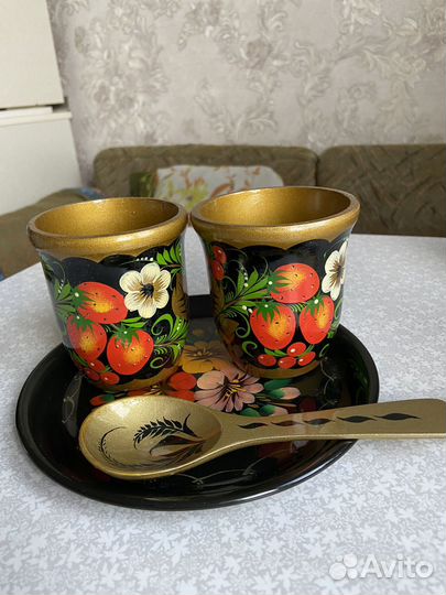 Посуда хохлома