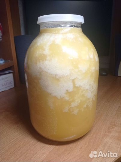 Мед разнотравье (засахарившийся)