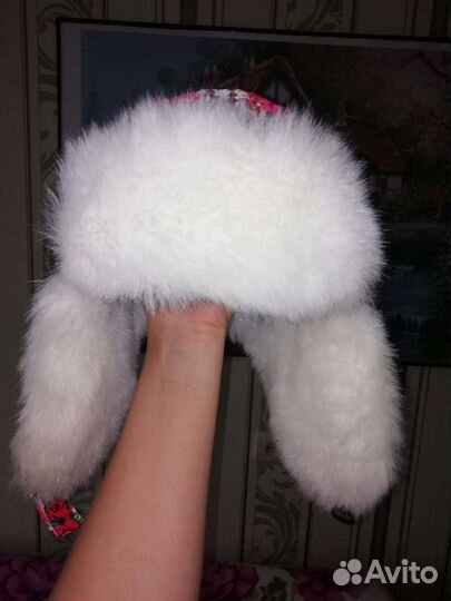 Шапка-ушанка женская