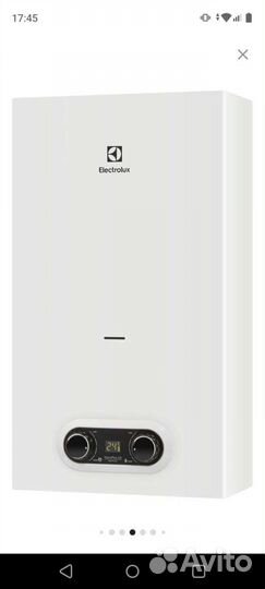 Газовая колонка electrolux новая