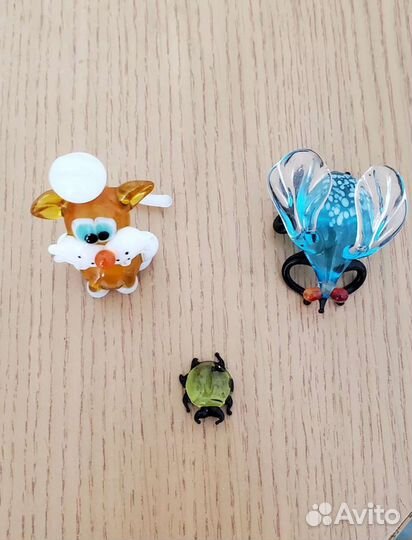 Фигуры ангел,животные,стеклянные фигурки