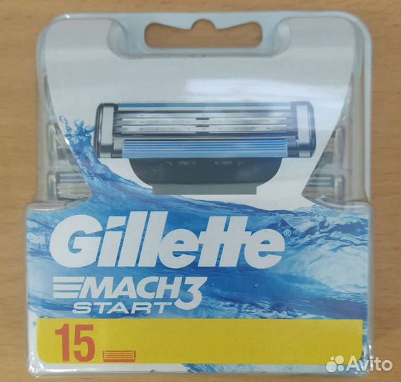 Кассеты gillette mach3 start (15шт)