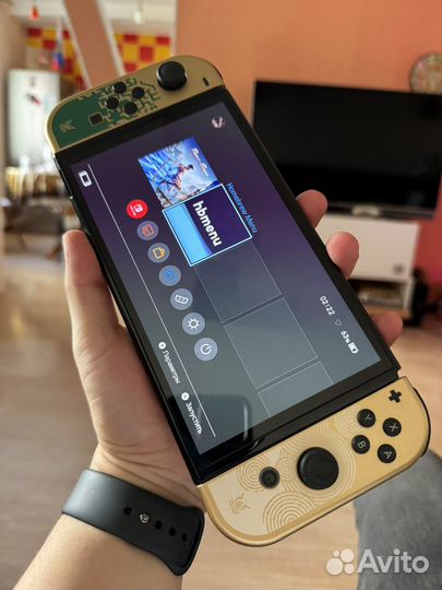 Nintendo switch oled zelda edition прошитая