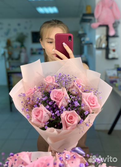 Живые цветы букеты