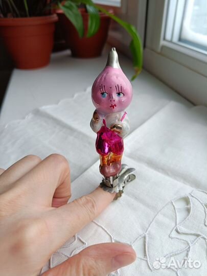 Ёлочная игрушка СССР Чиполлино