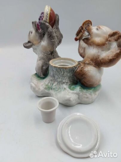 Чернильница фарфор 